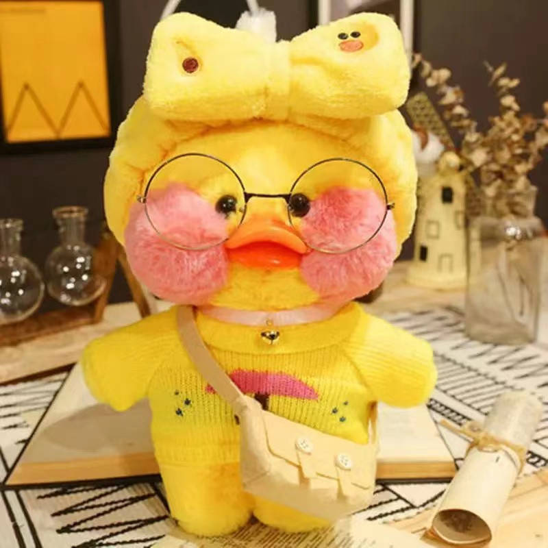 

Оригинал Уточка Лалафанфан Cafe Mimi (Lalafanfan), утка мягкая игрушка (l_10369)