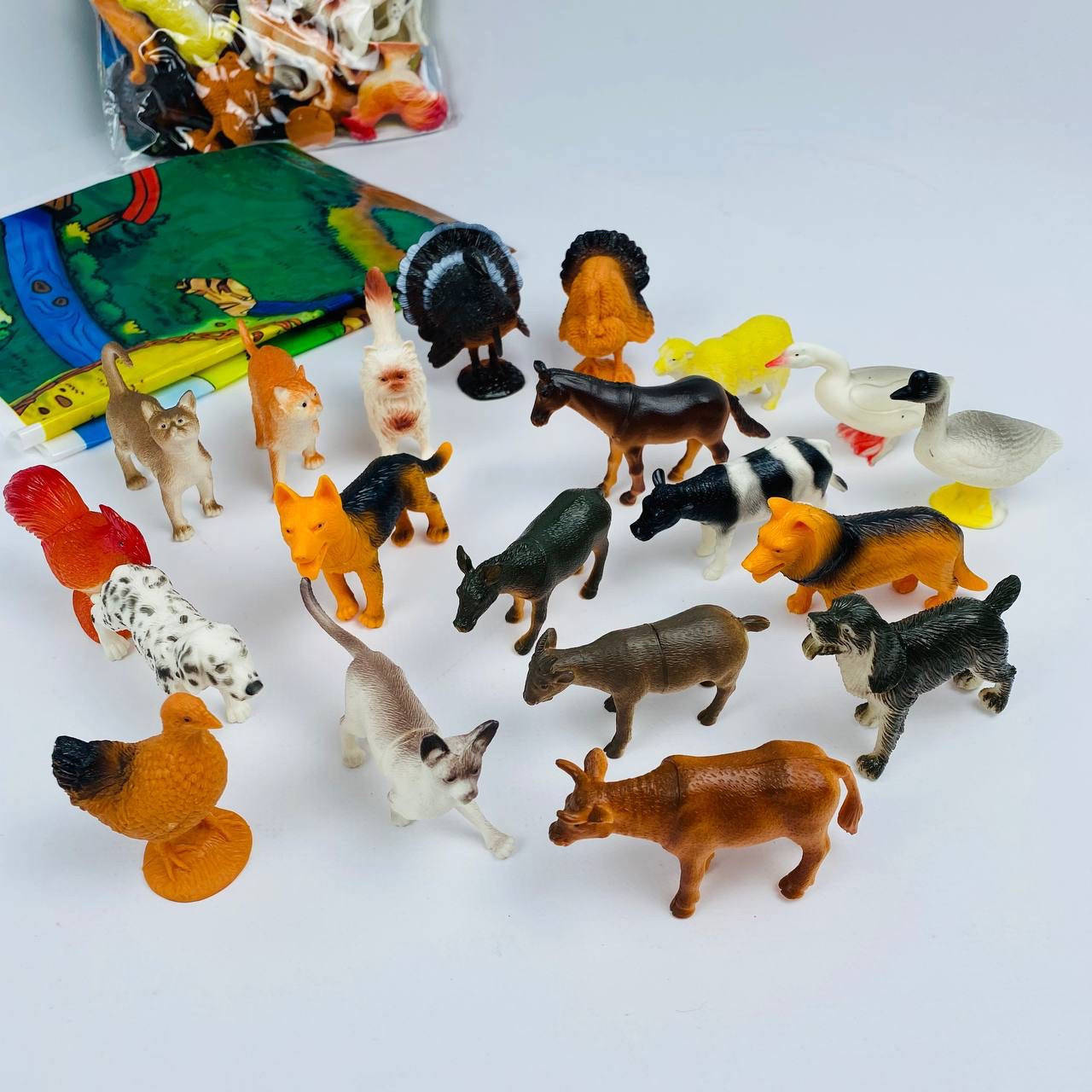 

Фигурки сельских животных (20шт)