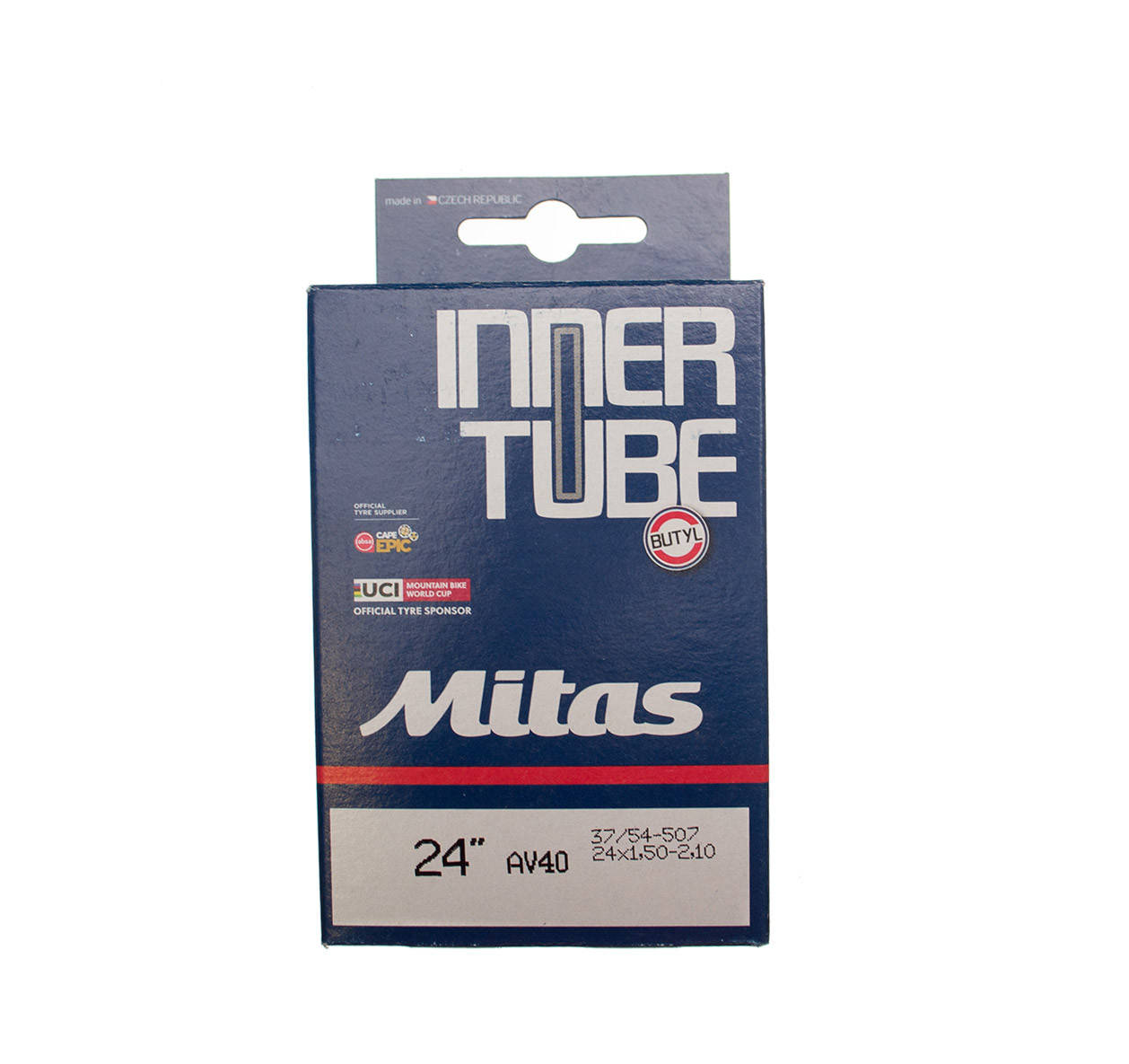 

Камера Mitas Classic F07 BSC 24"x1.50-2.10" (37/54x507) AV 40мм
