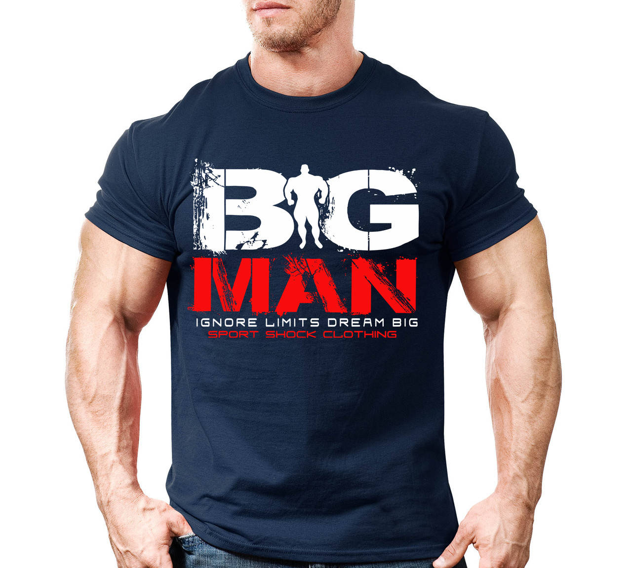 

Футболка для бодибилдинга Big Man (разные цвета) XXXL, Синий