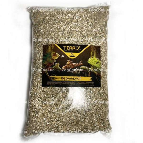 

Вермикулит TerriX для поддержания влажности в террариумах и для растений 5 л