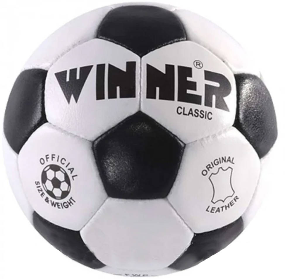 

Футбольный мяч Winner Classic (Кожаный мяч),