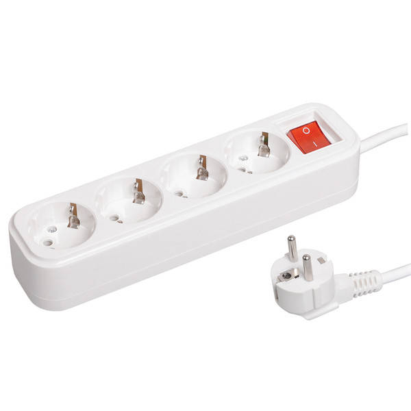 

Удлинитель У4К-выкл. 4 места 2Р/5метров 2х0.75мм2 10А/250 IEK