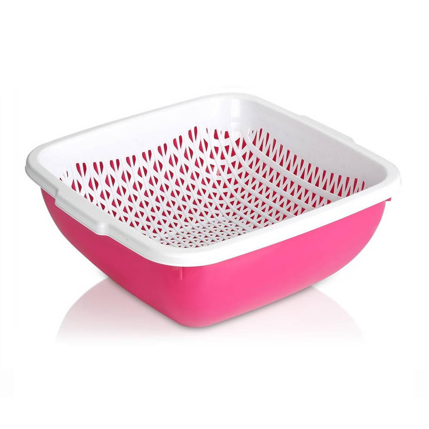 

Дуршлаг с миской (29 X 29 X 13 CM) UCSAN plastik 6 Л. M-091, Разные цвета