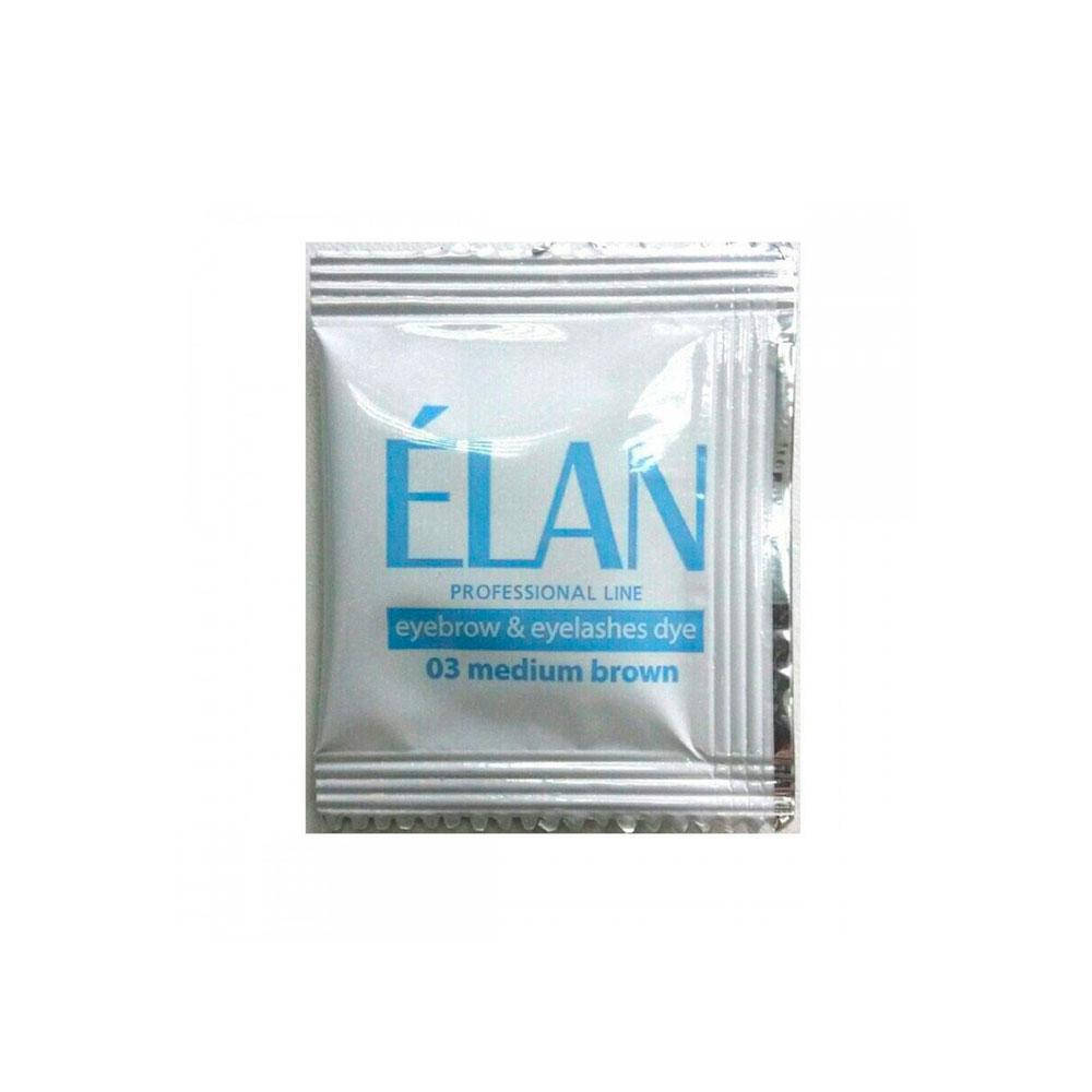 

Саше с гель-краской для бровей "ELAN" 5 мл 03 medium brown