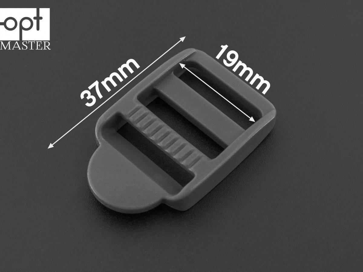 

Пряжка 3-х щелевая 19 мм пластик, РП/3-(B)20081, Тёмно-серый, Темно-серый