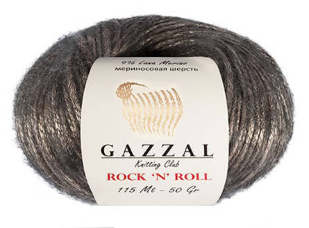 

Gazzal Rock'n Roll № 13181 темно-серое золото, Темно-серый