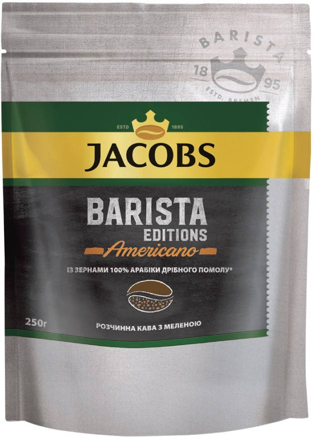 

Кофе растворимый Jacobs Barista Americano 250 г м/у