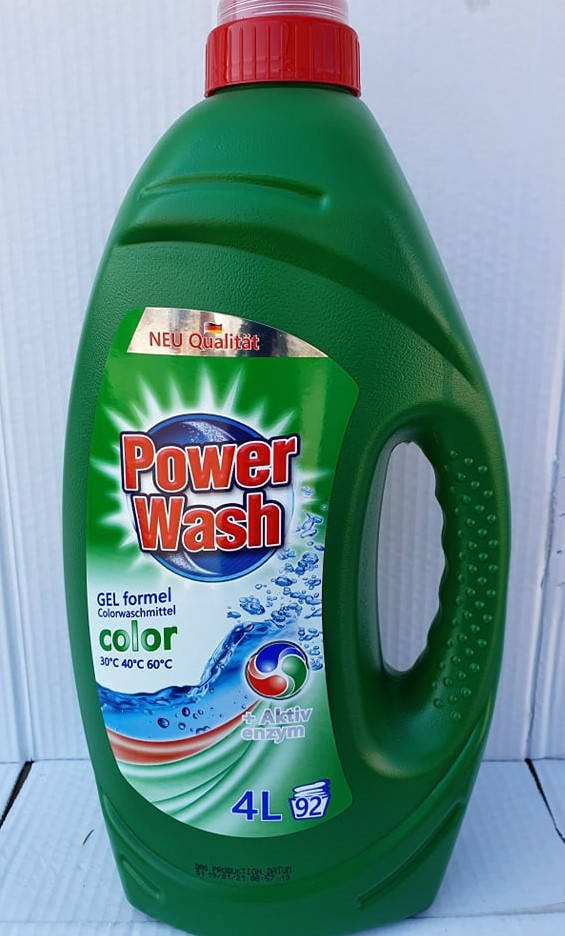 

Power Wash гель для прання кольорових тканин 4 л