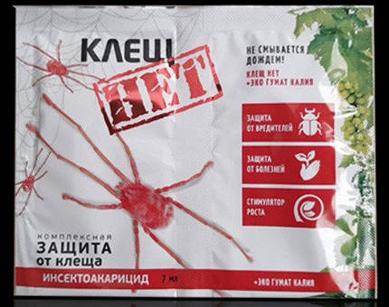 

Клещ Нет, инсектоакарицид 7 мл + Эко гумат калия 10 мл