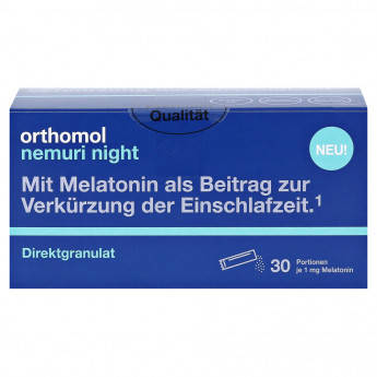 

Витамины Ортомол Немури Найт гранулы для здорового сна Orthomol Nemuri night на 30 дней Германия