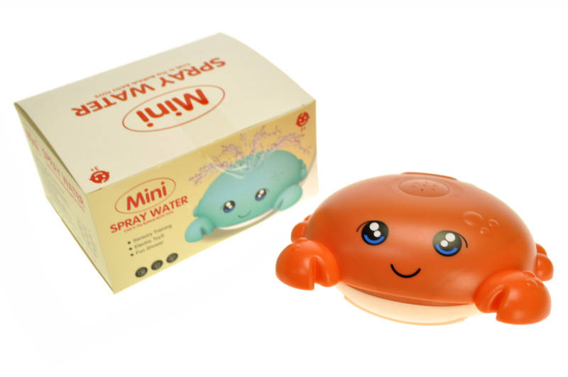 

Игрушка для ванной Краб с фонтаном 7019 фонтанчик игрушечный в ванную