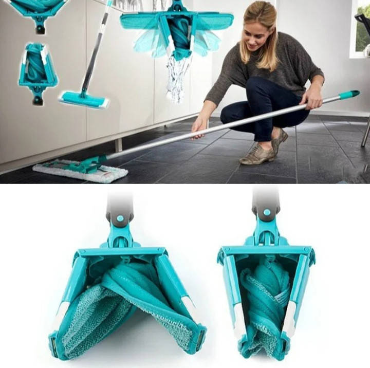 

Швабра Titan Twist Mop вращается на 360 градусов с отжимом