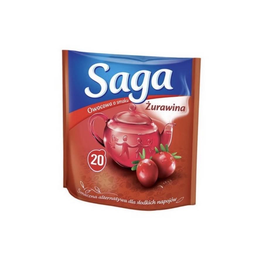 

Чай Saga со вкусом клюквы 20 пакетиков