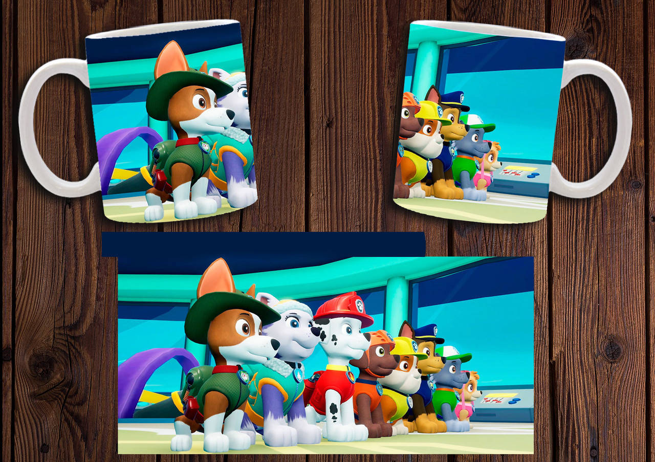 

Чашка "Щенячий патруль" / Кружка Paw Patrol №5, Белый