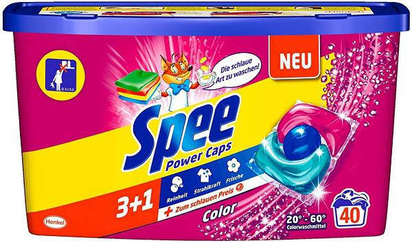 

Капсулы для стирки Spee Power Caps 3+1 Color 40шт