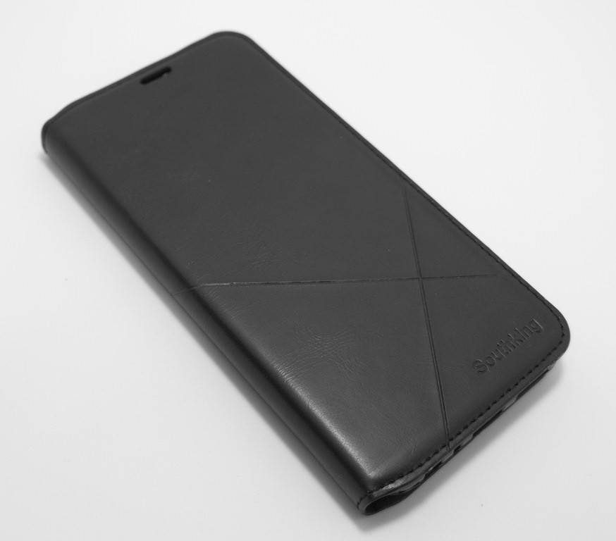 

Чехол-книжка для смартфона Xiaomi Redmi Note 8T чёрная MKA, Черный