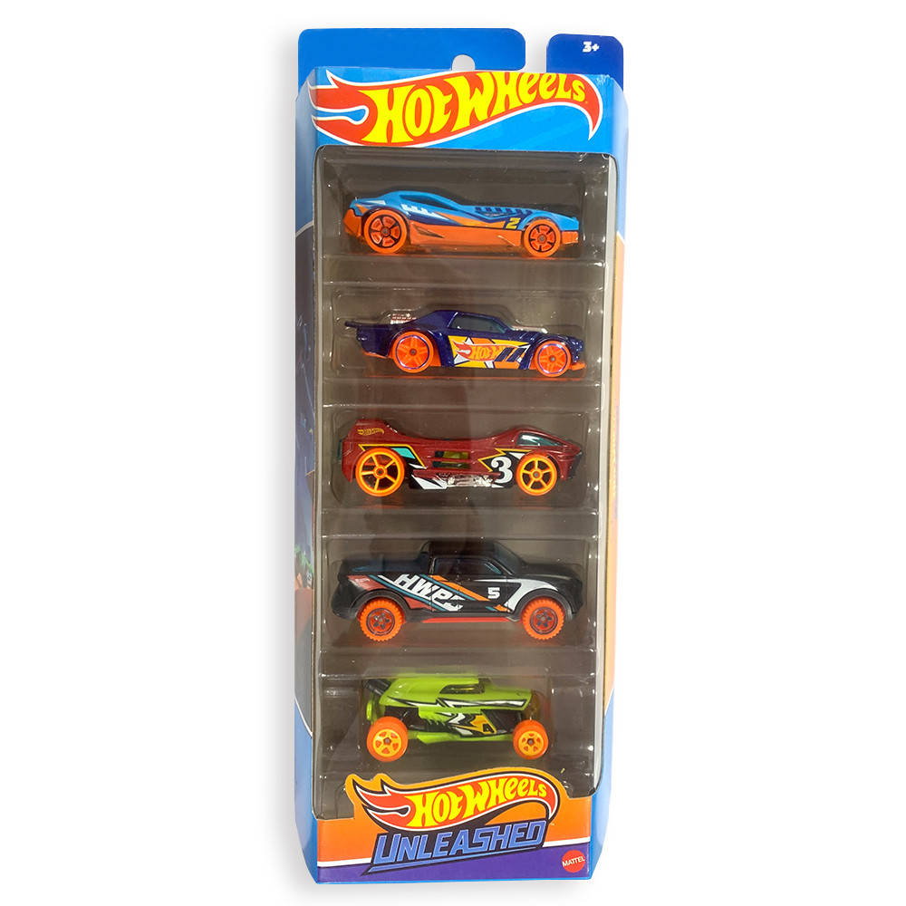

Набор из 5 машинок Хот Вилс Выпусти Зверя Hot Wheels Unleashed Mattel HFV79