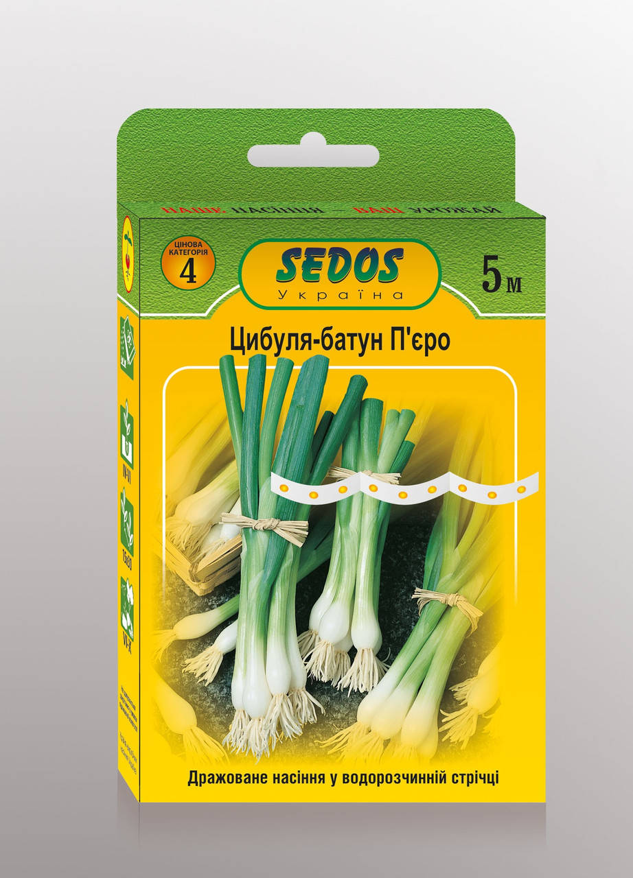 

Семена на ленте лук-батун Пьеро 5м ТМ SEDOS