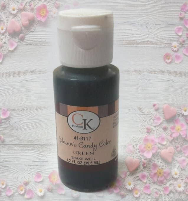 

Краска для шоколада на масляной основе зеленый CK products.