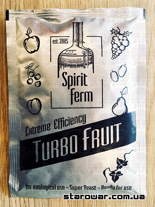 

SpiritFerm Дрожжи Turbo Fruit для фруктов и ягод