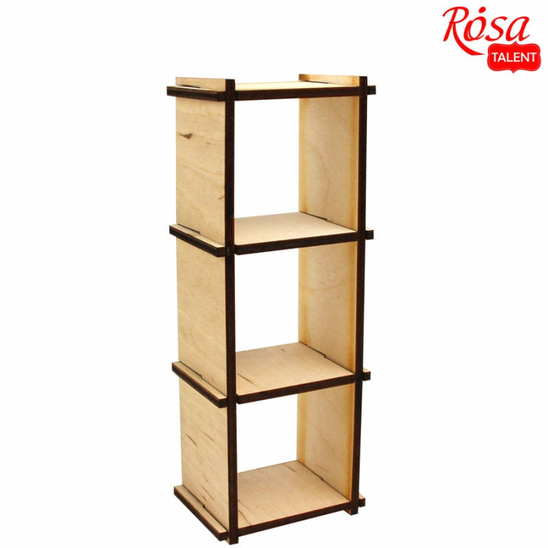 

Кукольная мебель Rosa Talent Стеллаж модерн Rosa Talent фанера 5,4х4х14,4см (4823100236751)