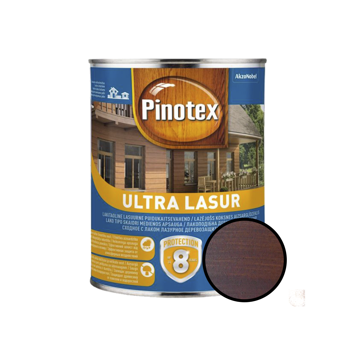 

Деревозащитное средство Pinotex Ultra Lasur красное дерево 1л