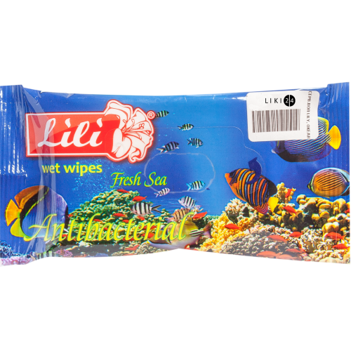 

Влажные салфетки Lili 15 шт Море