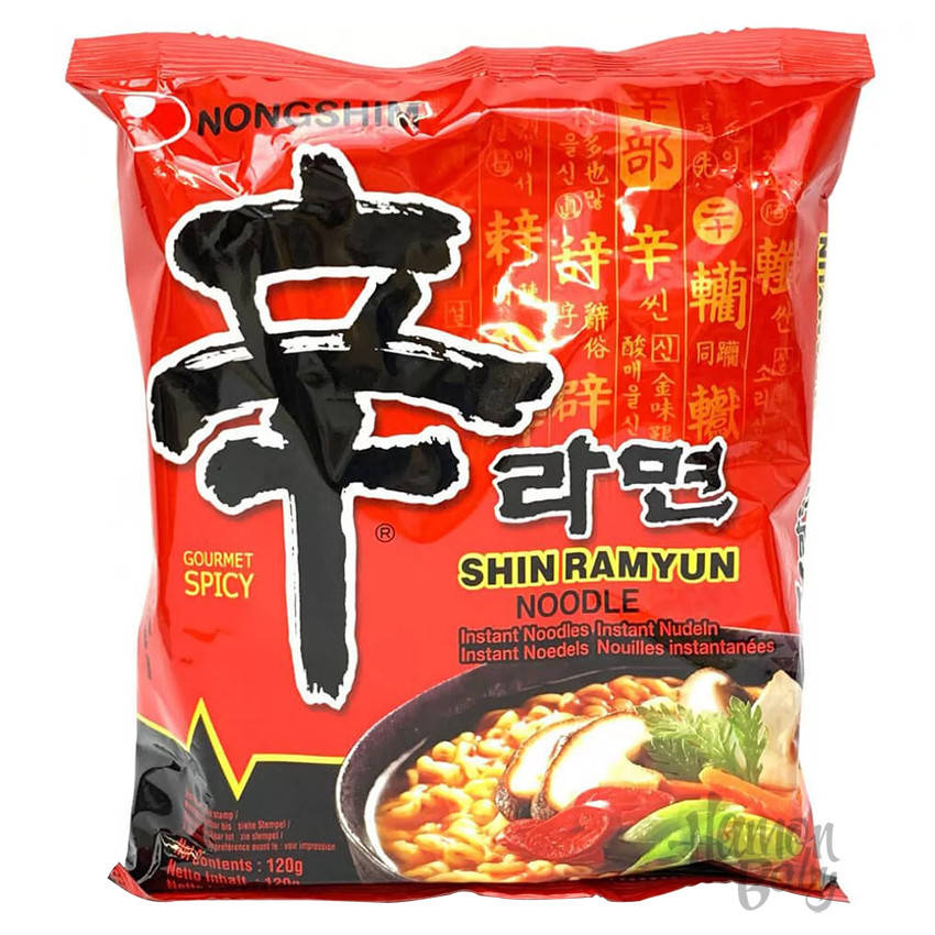 

Лапша Шин Рамен, острая, 120 г, ТМ Nongshim, Южная Корея