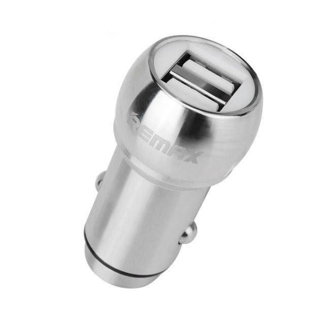 

Автомобильное зарядное устройство Remax Bullet RCC-205 3.1A 2USB (Silver)
