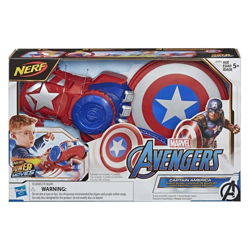 

Nerf Перчатка Запускает Щит Капитана Америки Captain America Disc Hasbro E7375