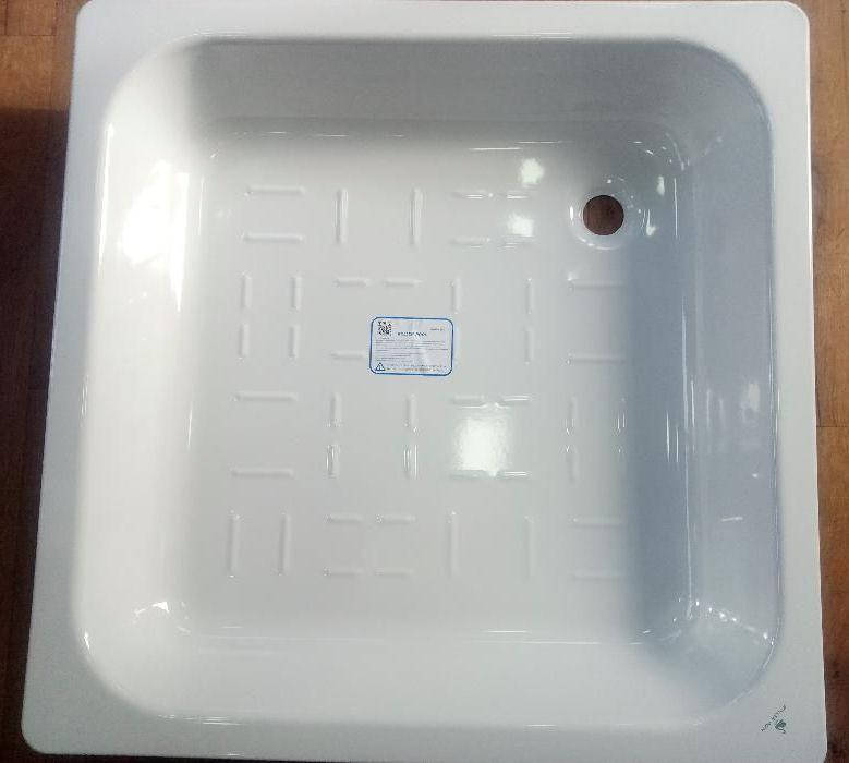 

Душевой поддон 70 х 70 , стальной, Белый