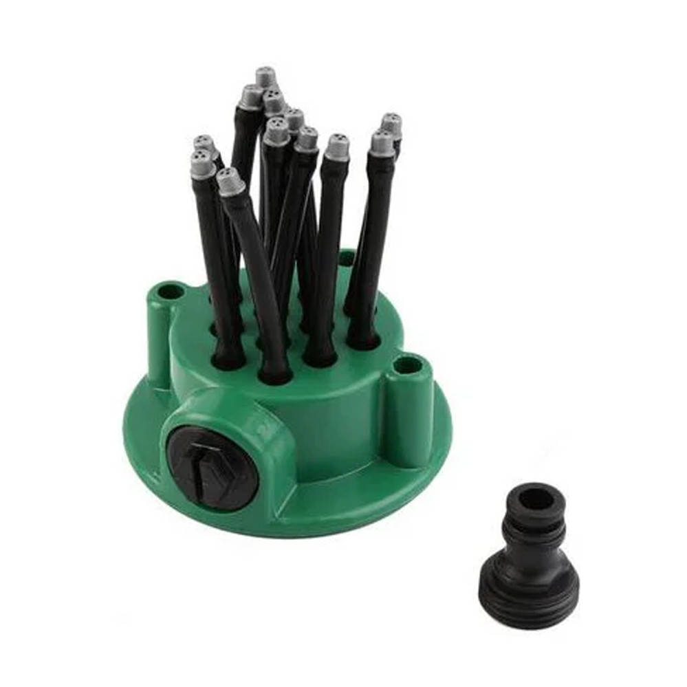 

Спринклер для полива ороситель 360° Умная система полива огорода и сада 12 в 1 Распылитель для газона