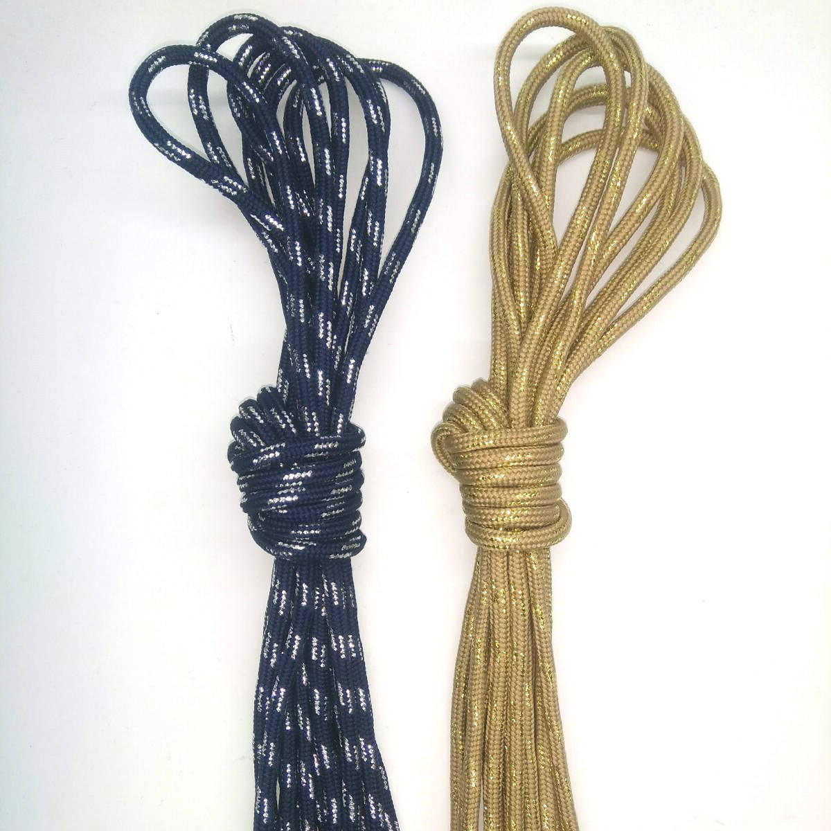 

Шнурки для обуви с люрексом круглые 1м