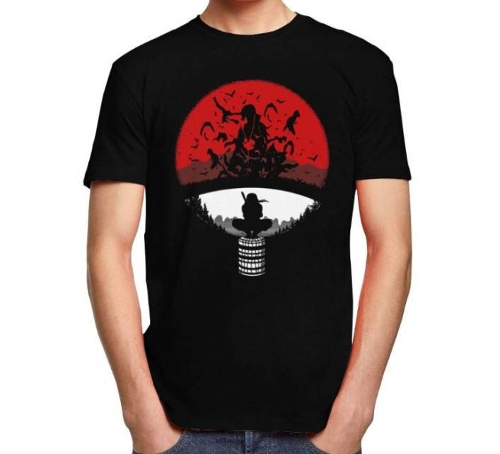 

Футболка Итачи Учиха - Наруто | Itachi Uchiha - Naruto, Черный