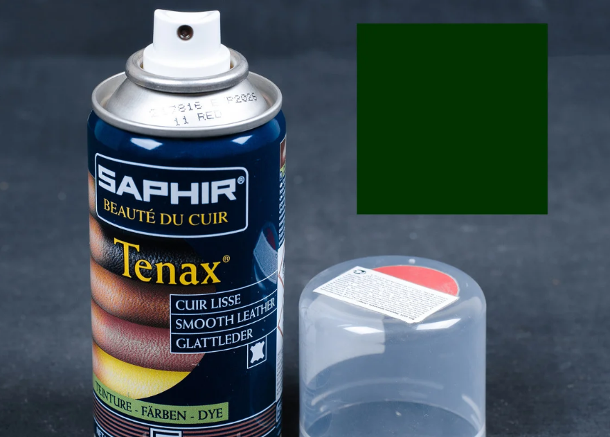 

Аэрозольная краска для гладкой кожи Saphir Tenax Spray, 150 мл Темно-зеленый