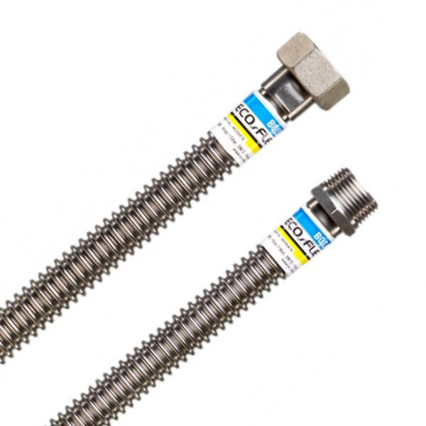 

Шланг для води з нержавіючої сталі Eco-Flex Супер 1/2" ВЗ 40 см