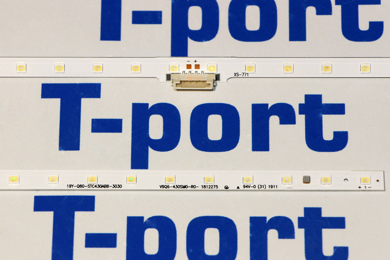 

Комплект подсветки Samsung V9Q6-430SM0-R0 (BN96-48377A, 19Y-Q60-STC430AB6 REV2.0)