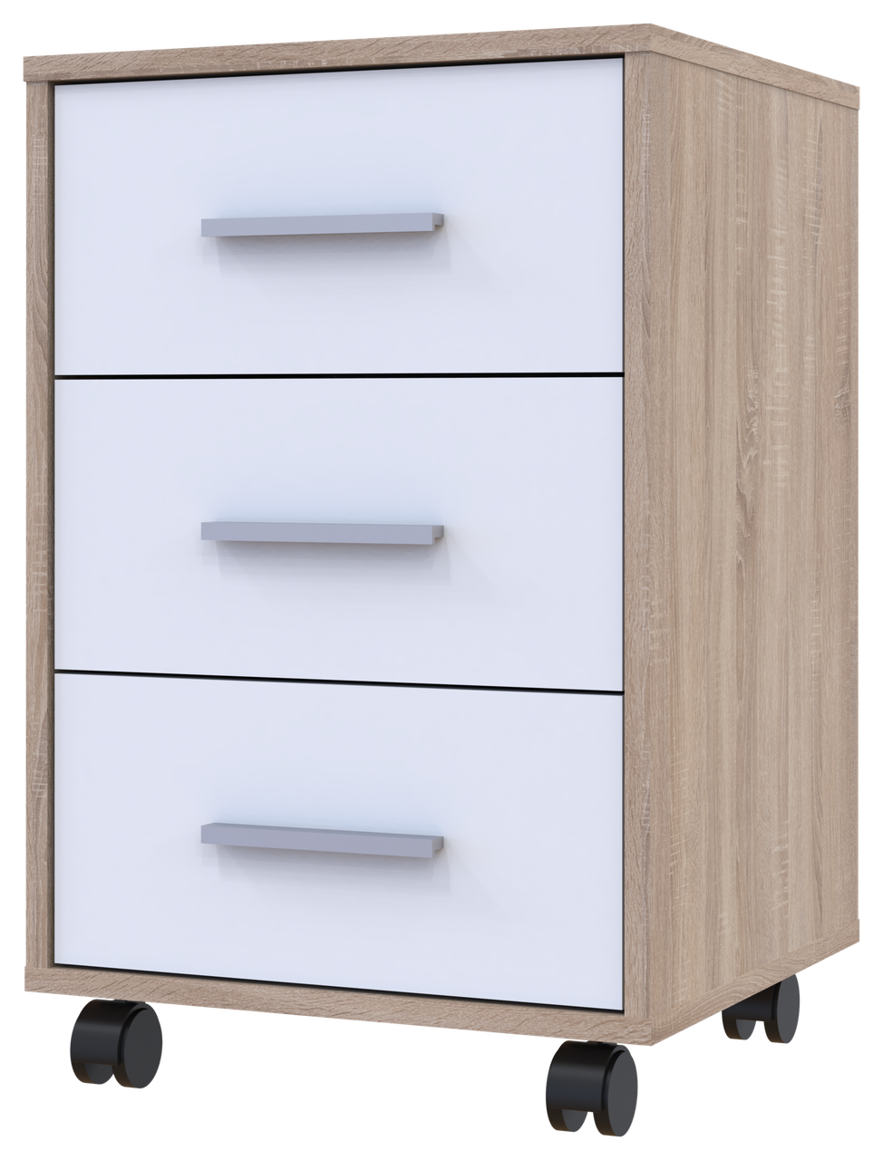 Тумба Doros Т3 Дуб сонома/Білий 43х42х66,4 (41902060) 3