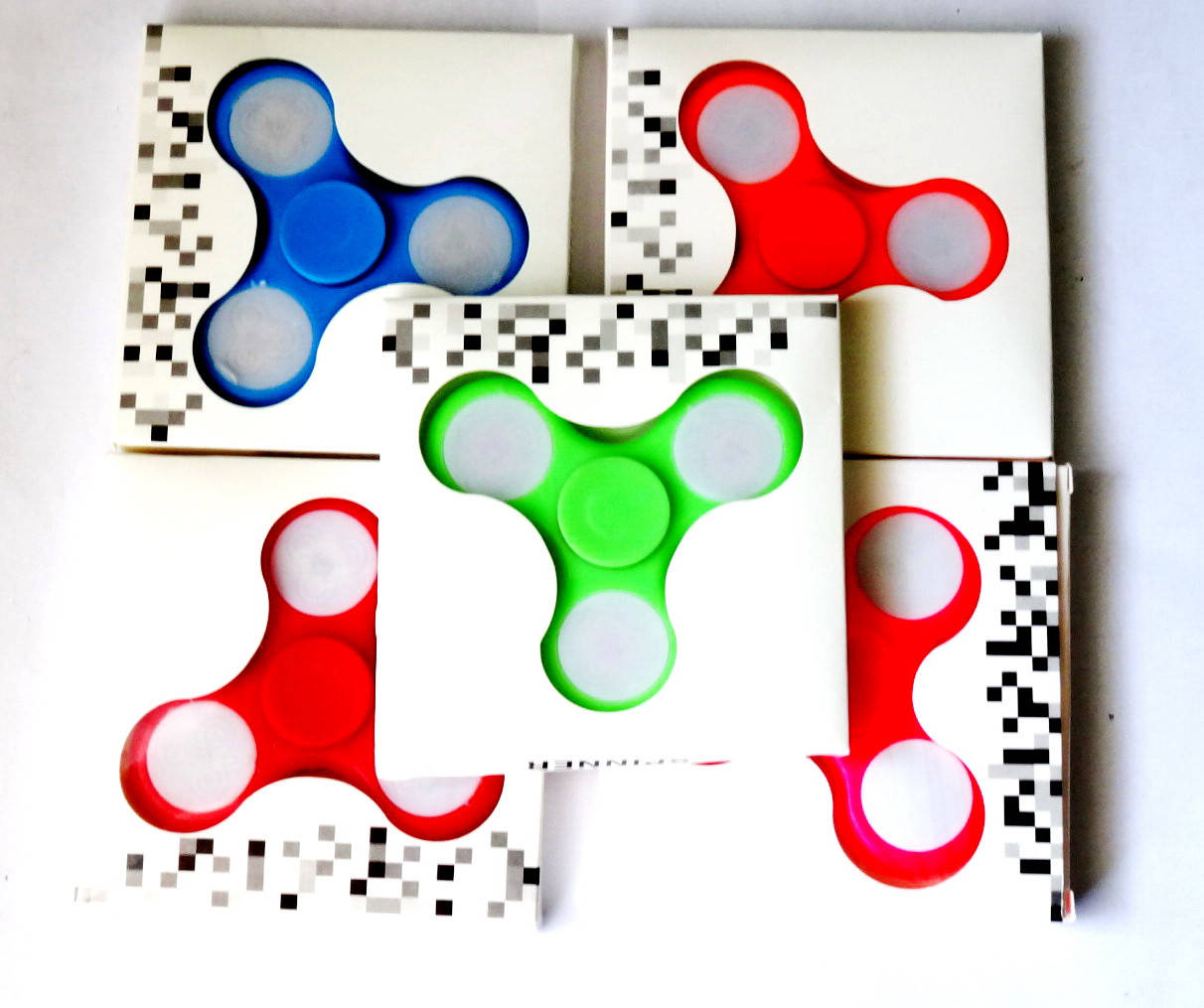 

Спиннер Светящийся LED Fidget hand spinner антистресс spiner крутилка