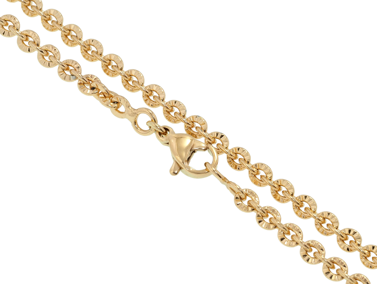 

Цепочка Xuping Позолота 18K "Плетение Якорное с узором" длина 59см х 3мм