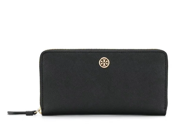 

Женский кожаный кошелек Tory Burch black, Коричневый