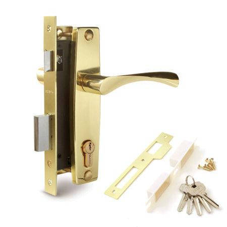 

Замок врезной Apecs (Апекс) 1323/60-AL-G с ручками