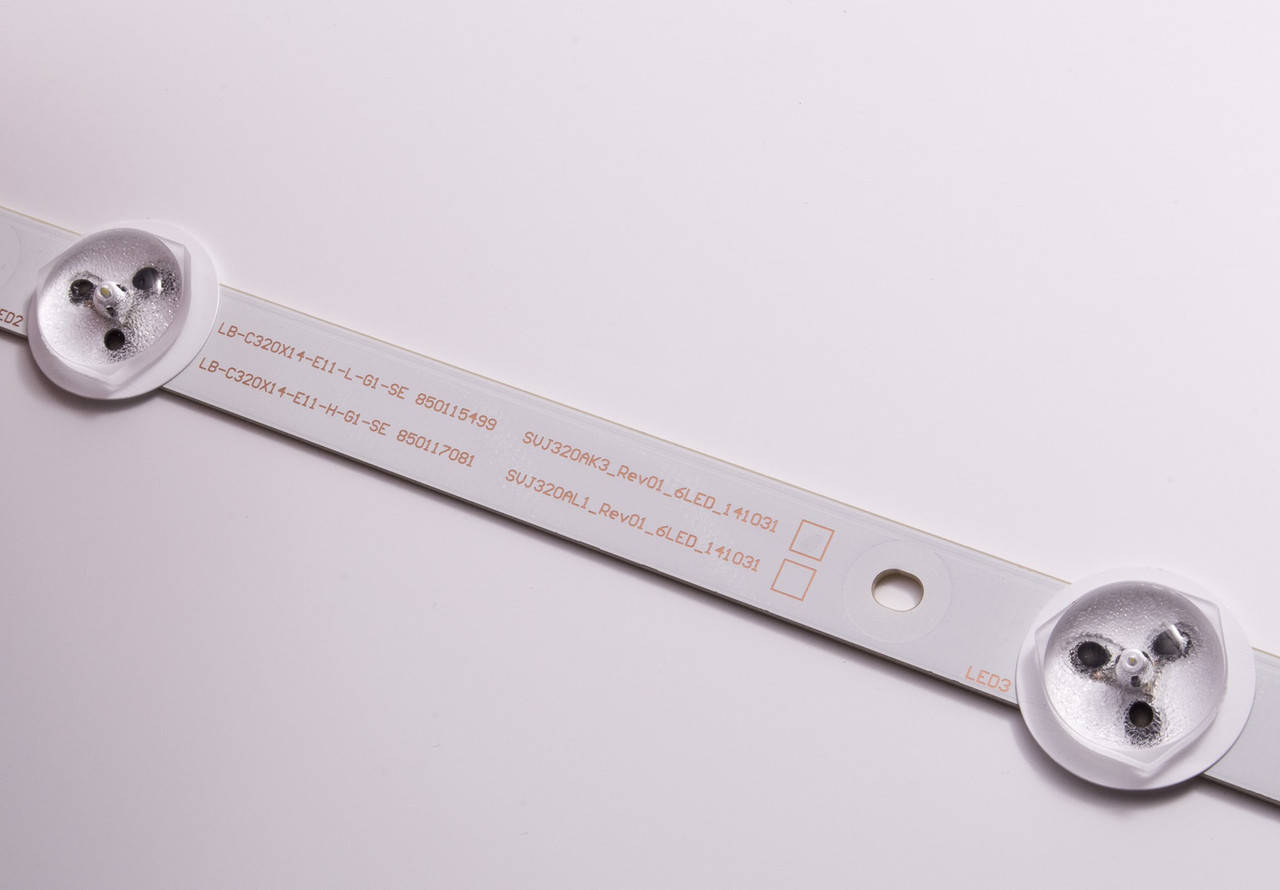 

Комплект LED планок 32D2000 Bravis, 3V, 6 діодів, SVJ320AK3 Rev01 6LED 141031