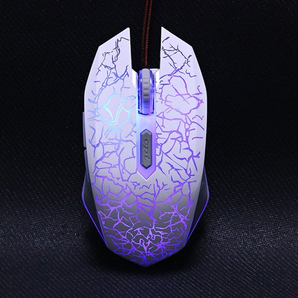 

Белая игровая USB мышка с подсветкой ZUOYA, Белый