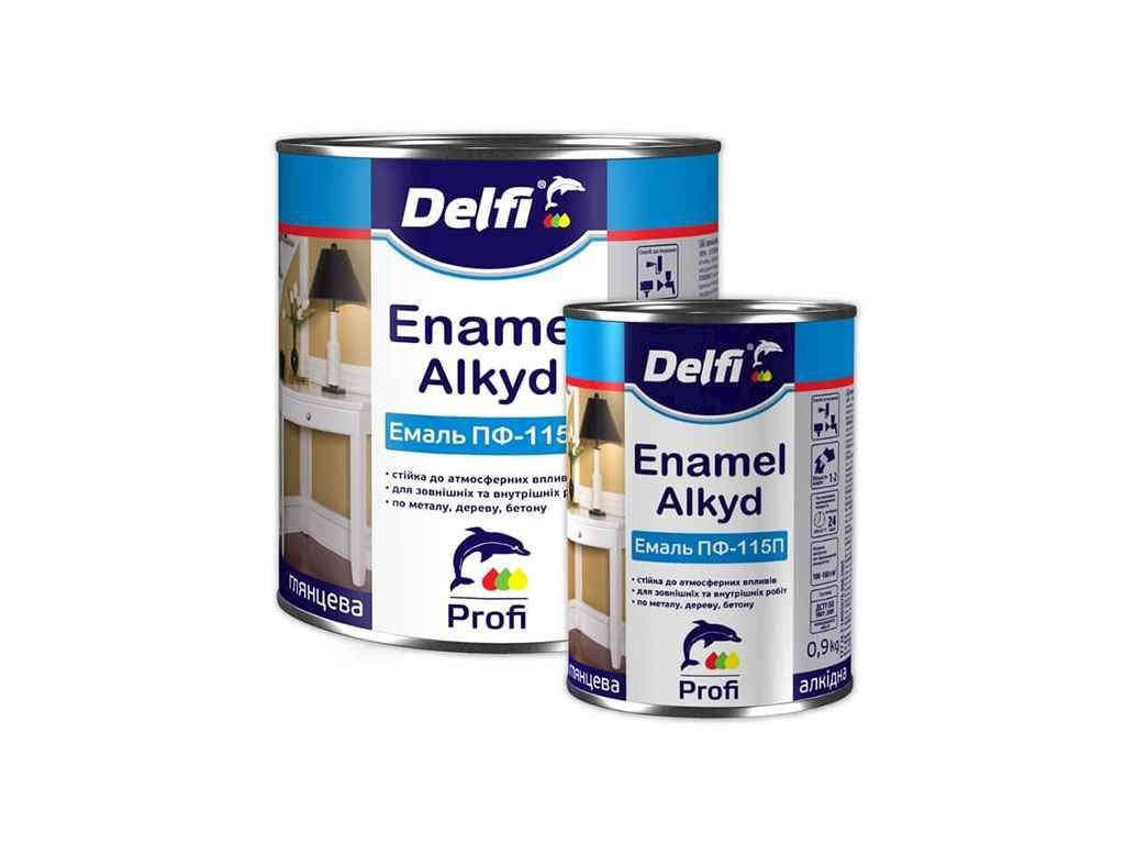 

Емаль алкідна ПФ-115П вишнева -2,8 кг ТМ DELFI