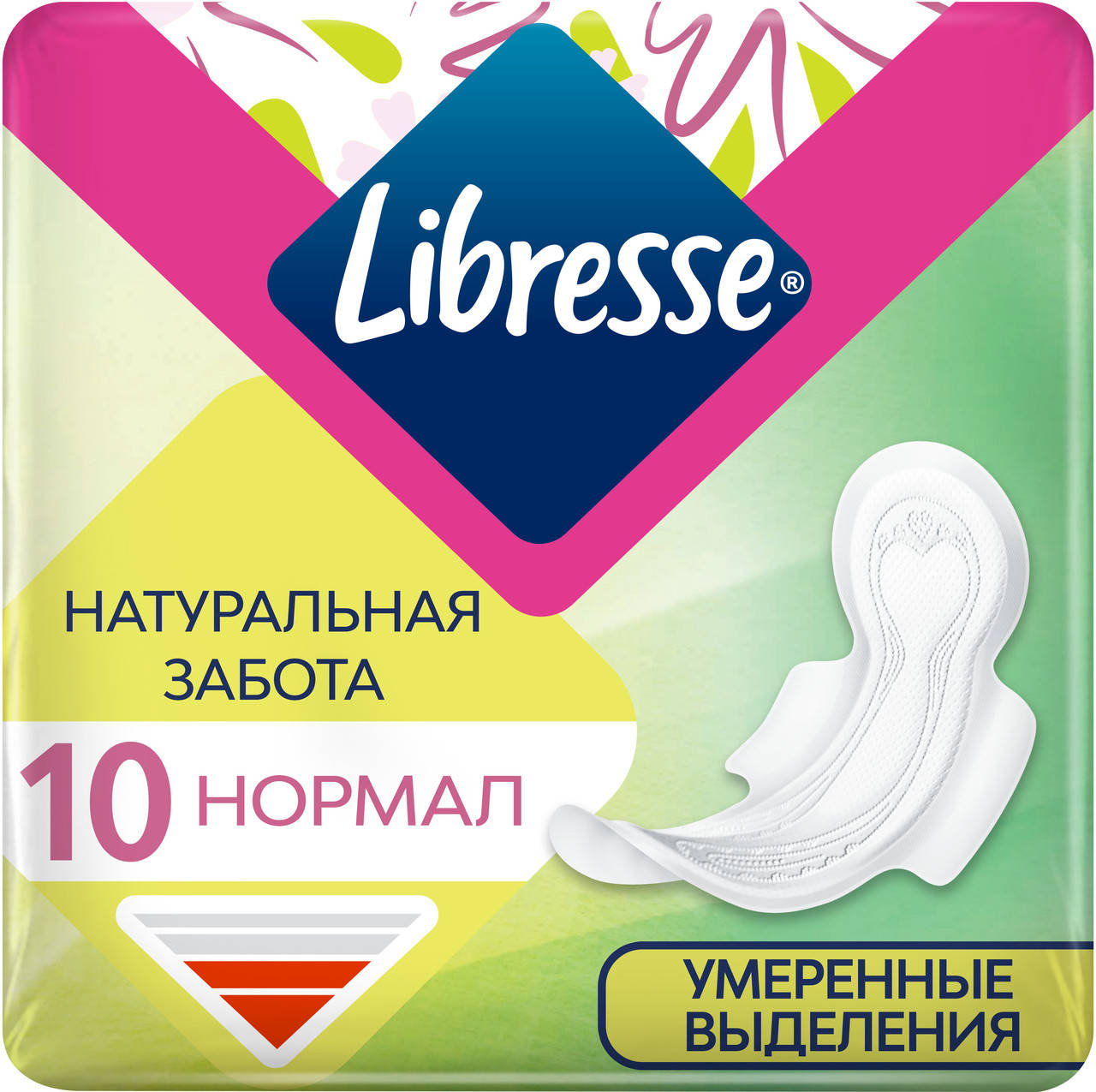 

Прокладки Libresse Natural Care Ultra Clip Normal 10шт