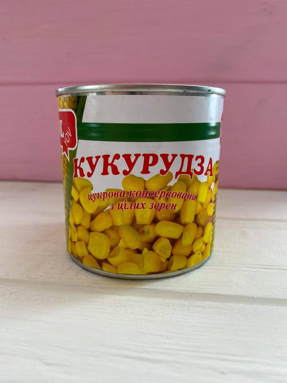

Кукурудза цукрова консервована 340г із цілих зерен