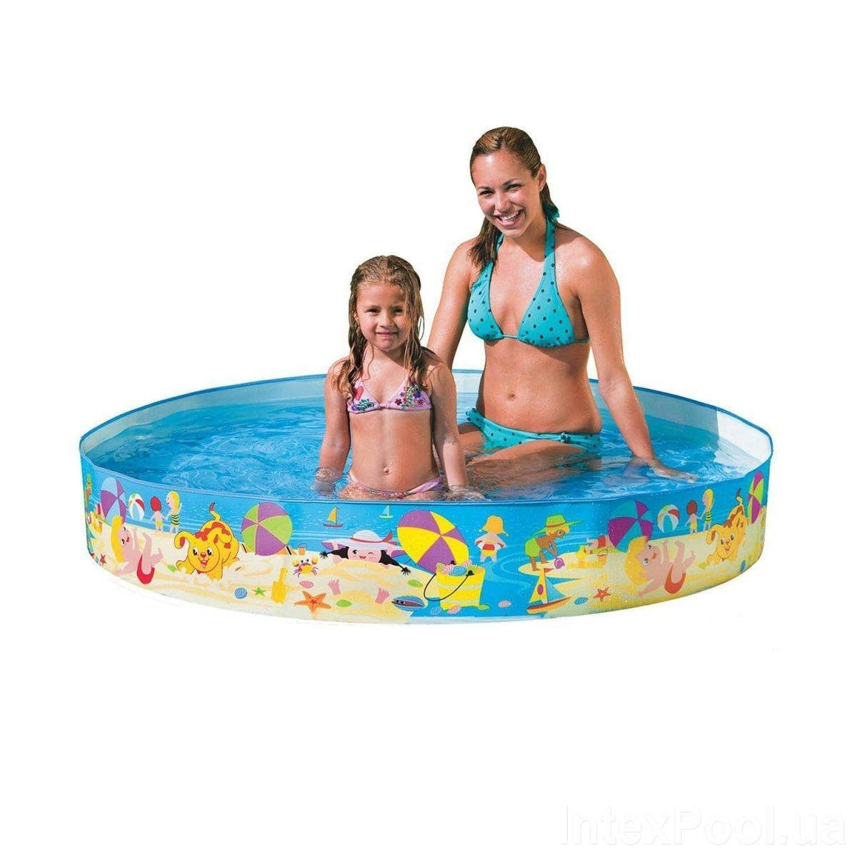 

Деский бассейн с жесткими бортами 152 х 25 см. Intex 56451, Голубой