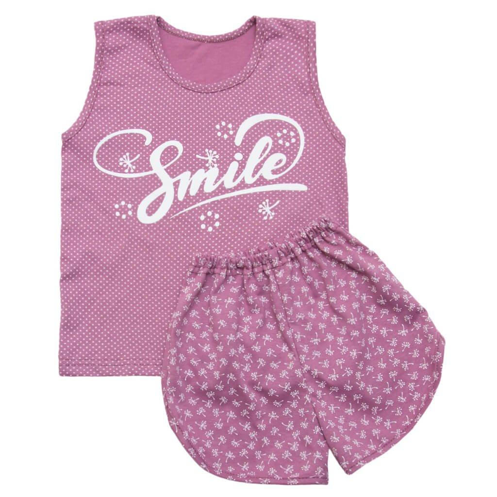 

Пижама летняя для девочки 76 (146см-152см), Сиреневый